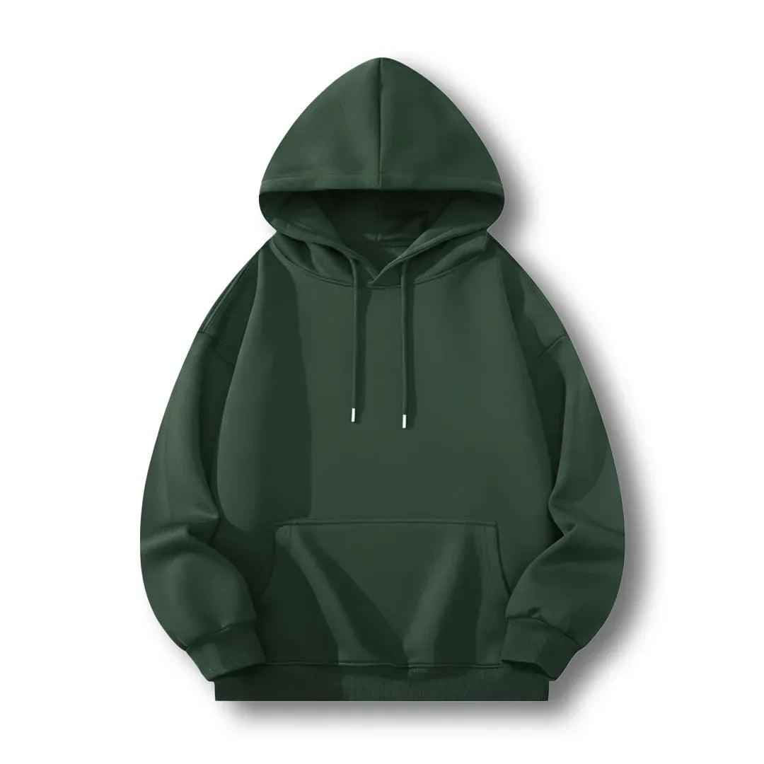 Pull n bear Hoodie - Bottle Green