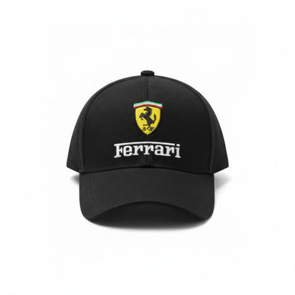 Black Ferrari Cap - Zainab Market 