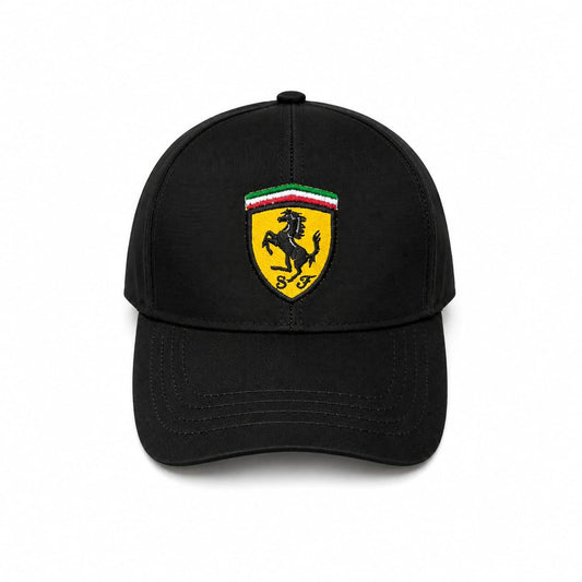 Embroidered_Ferari_Speed_Cap_-_Black - Zainab Market 