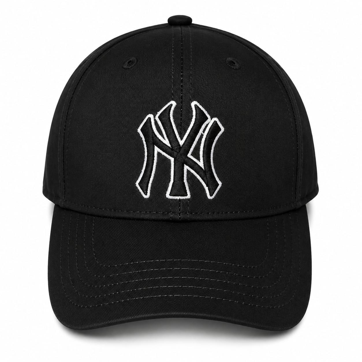Embroidered_NY_Cap_-_Black - Zainab Market 