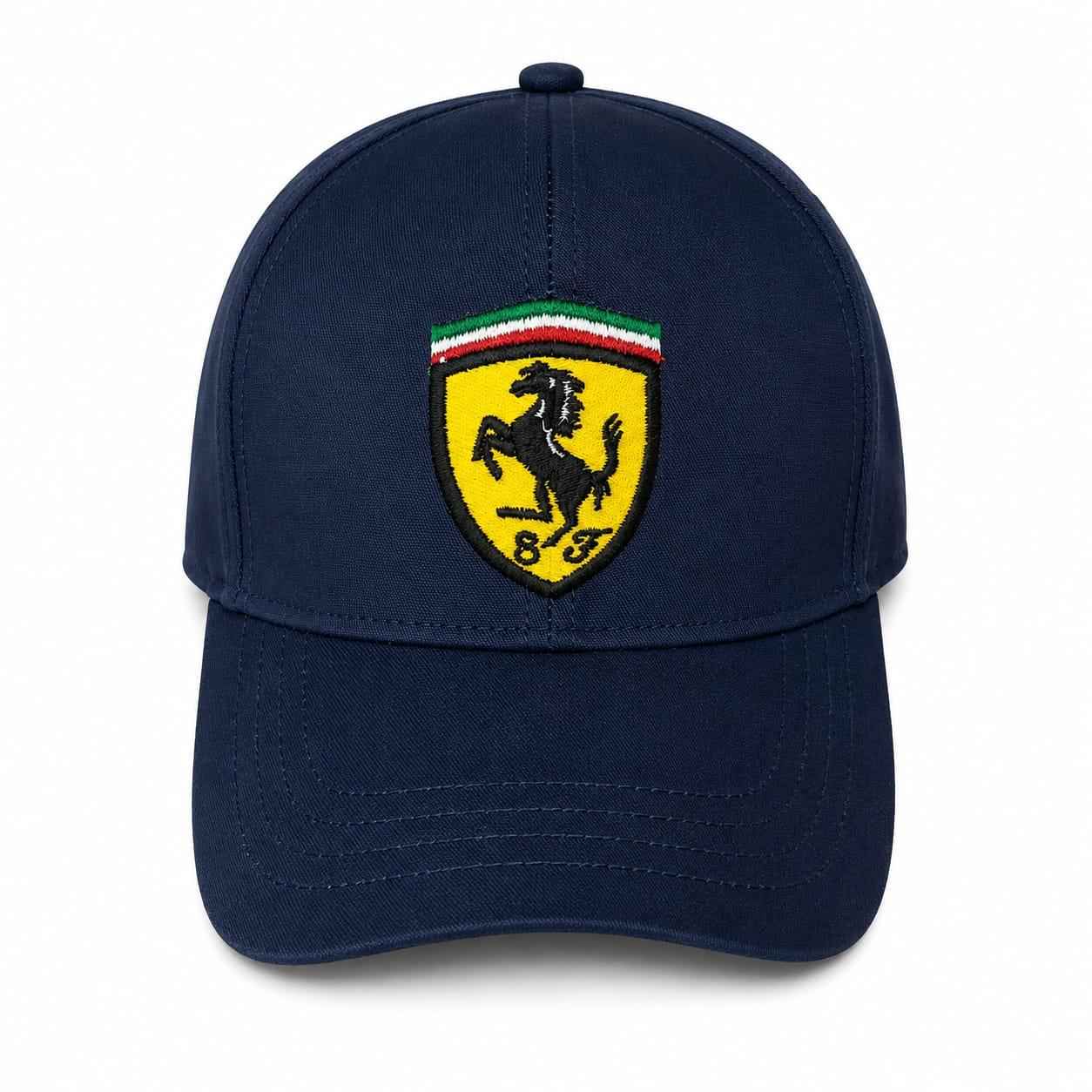 Embroidered NY and Ferrari Pack of 2 Cap