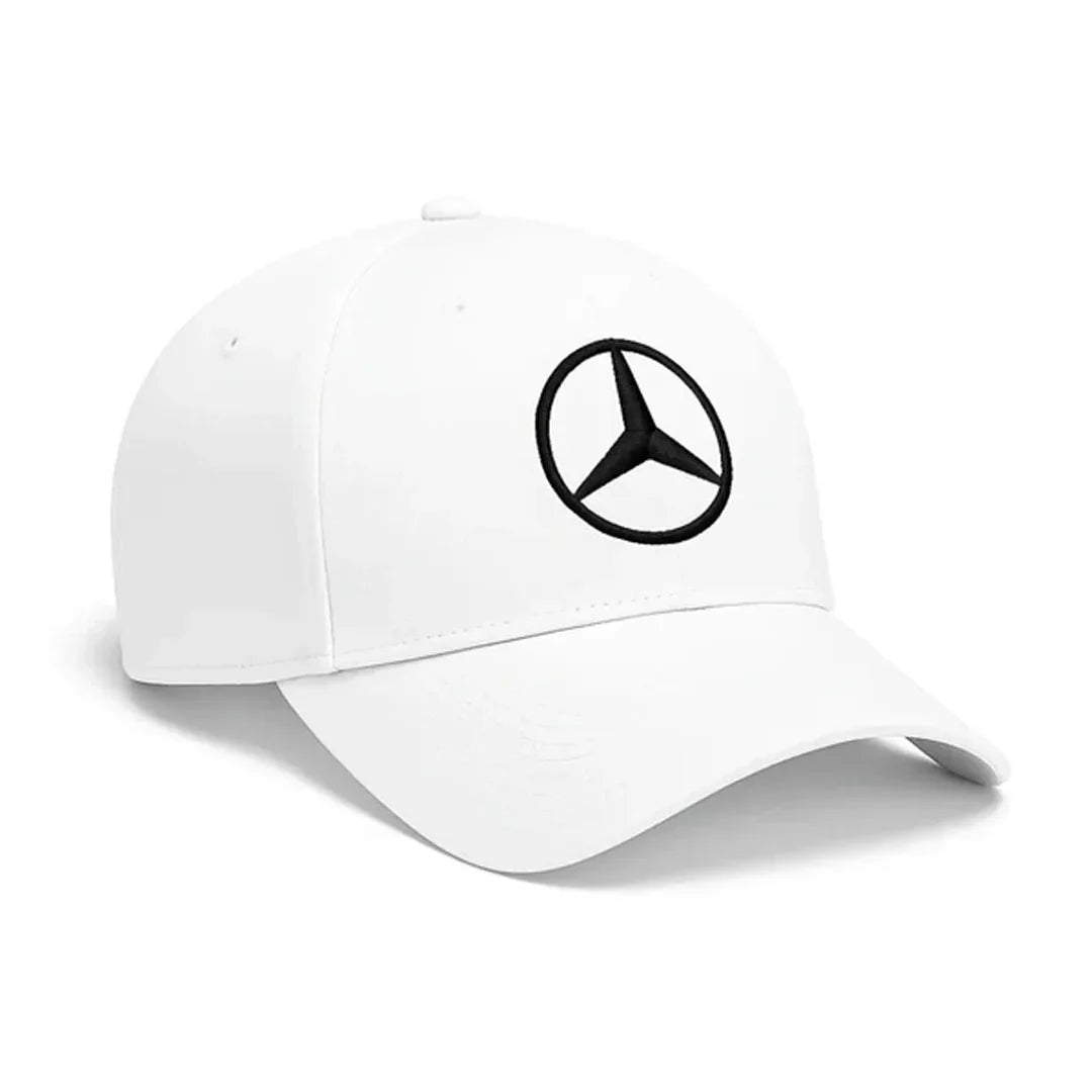 Mercedes Cap Embroidered | White - Zainab Market 