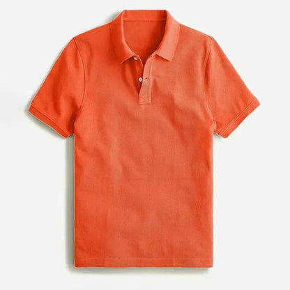 Polo Shirt - Plain Orange Polo - Zainab Market 
