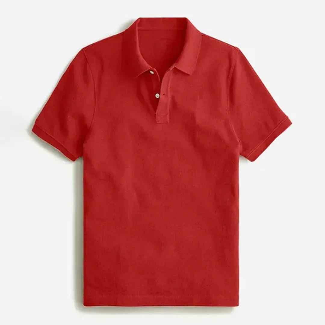 Polo Shirt - Plain Red Polo