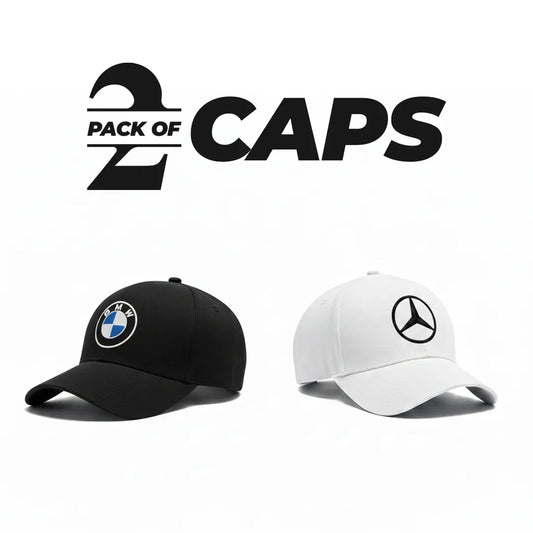 Bmw and Mercedes Cap Pack of 2 - Zainab Market 