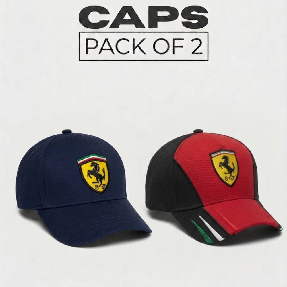 red and navy ferrari pack of 2
