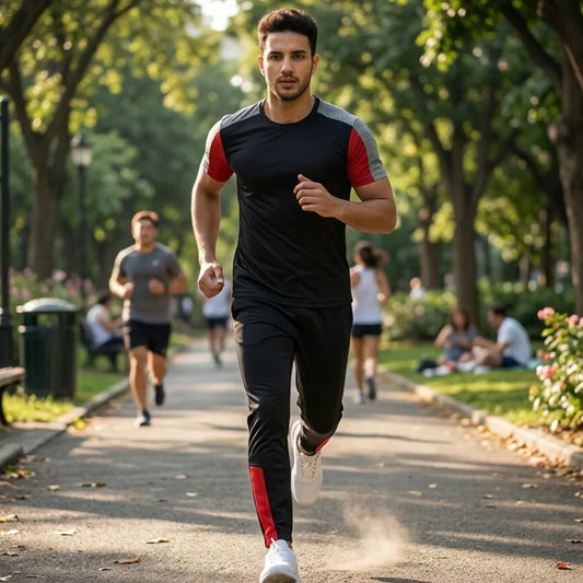 Summer Tracksuit | Black - Zainab Market 