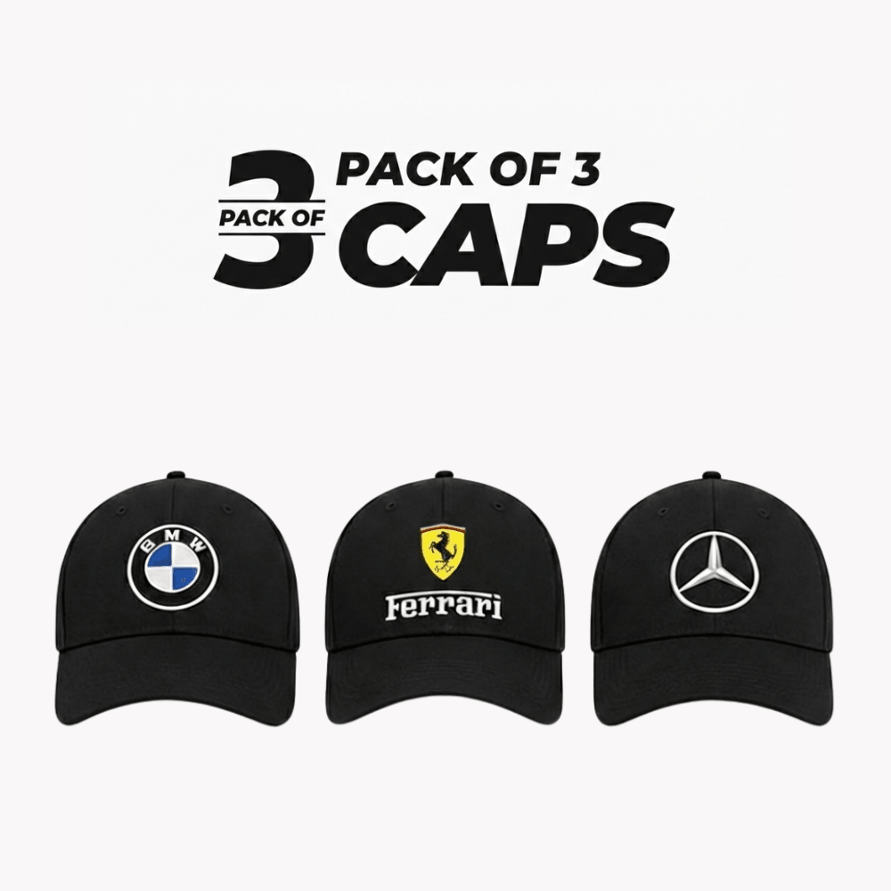 Elite Series Pack of 3 Caps - Zainab Market زینب مارکیٹ